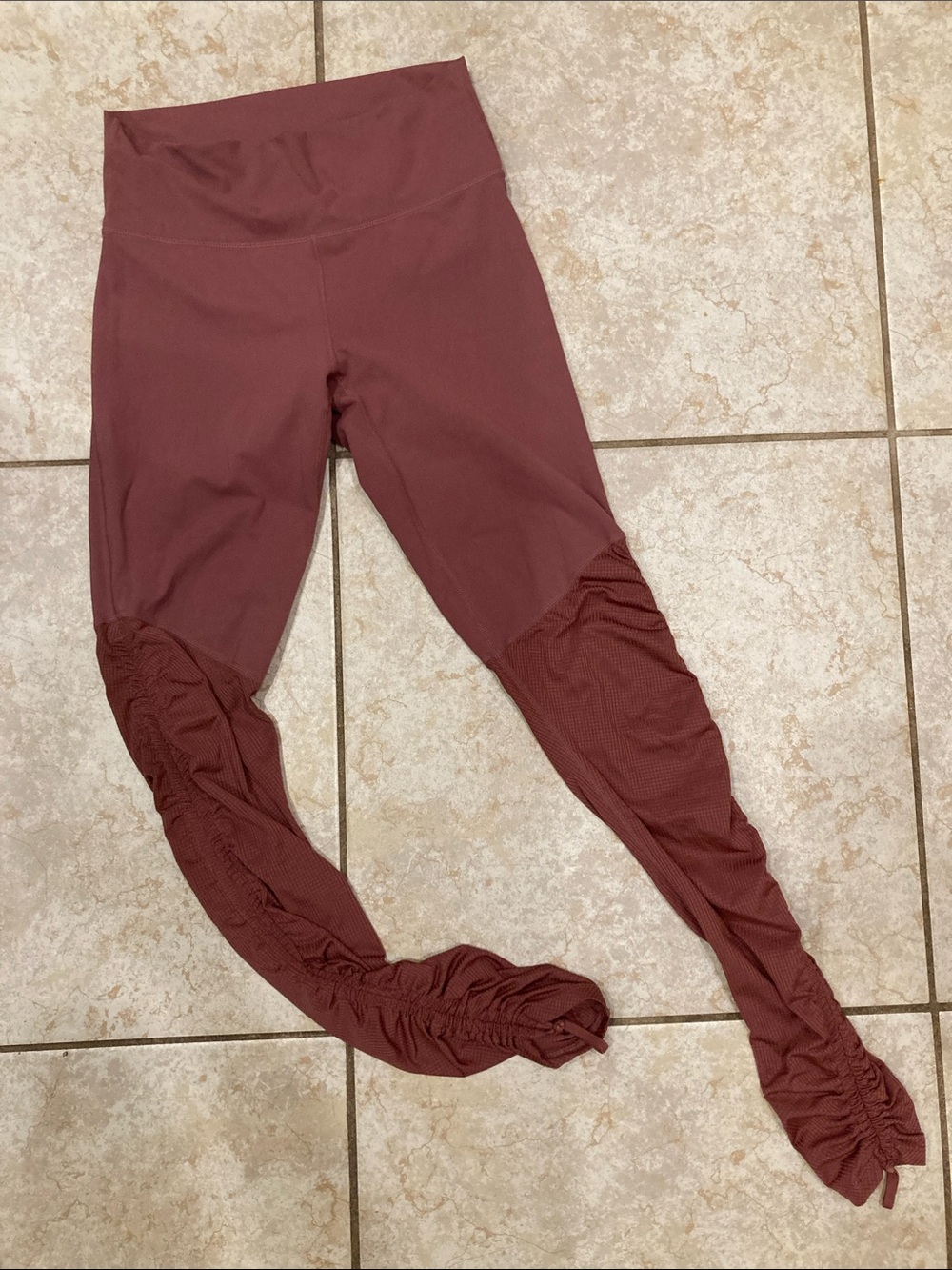 Fabletics Rust Pink  High-Waist Accent Leggings